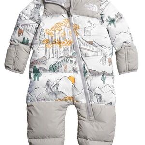 The North Face Infant Snowsuit with Nature Print